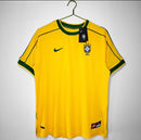 Camisa Futebol Brasil Retrô I 1998 Torcedor Amarela Masculina