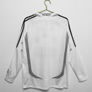 Camisa Real Madrid Manga Longa  Retrô 2006/07